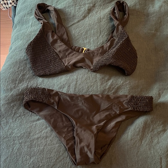 Tori Praver Black Bikini Set